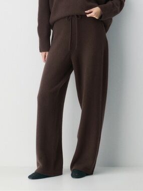 The Group by Babaton LUXE CASHMERE WIDE PANT